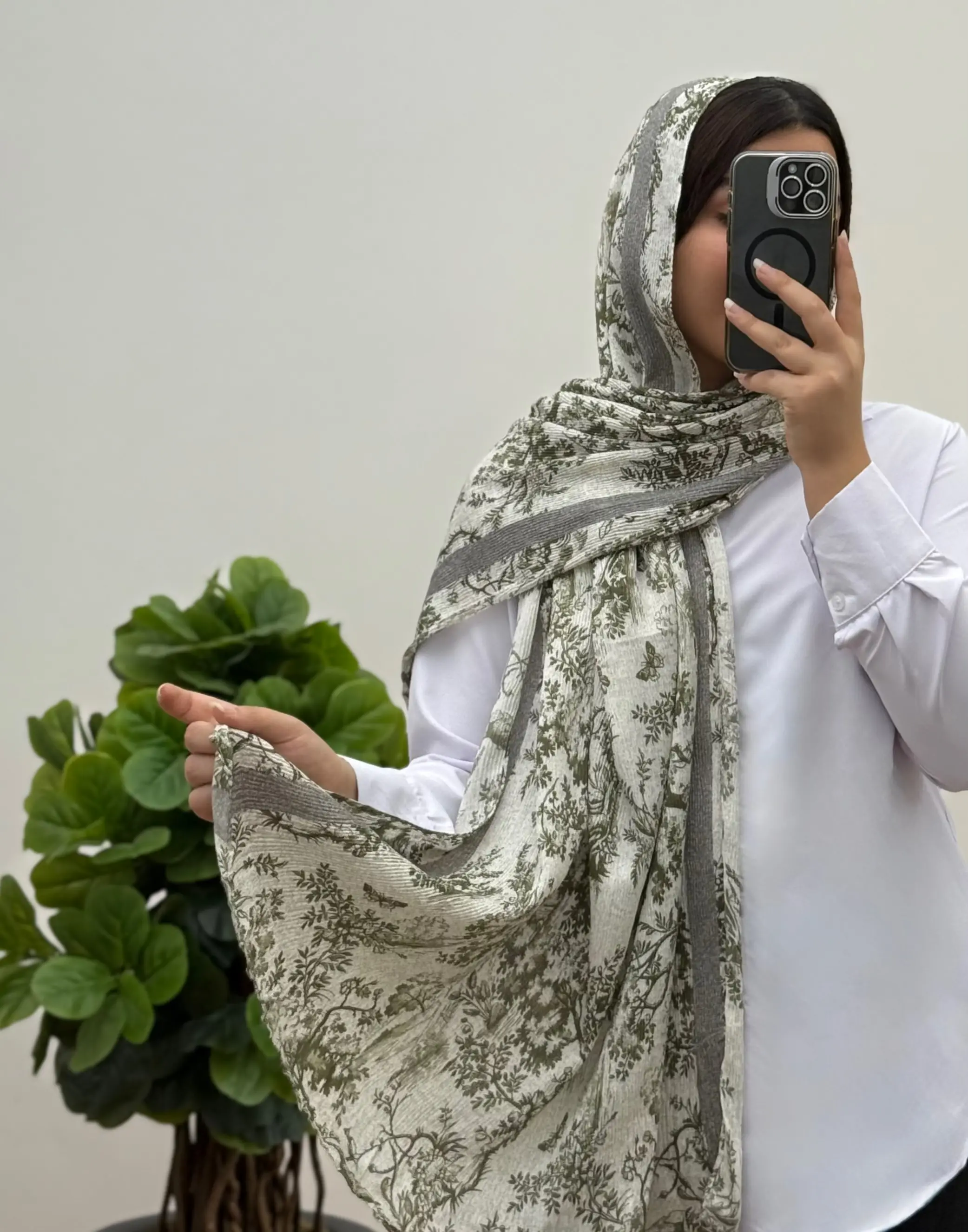 شال چاپی کریشه